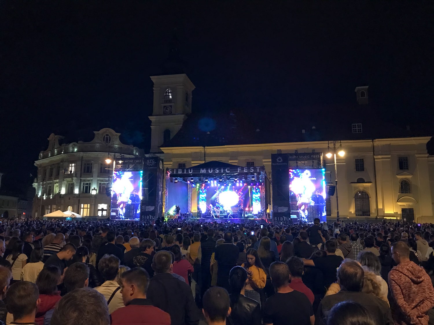 Koncert na Dużym Rynku w Sybinie