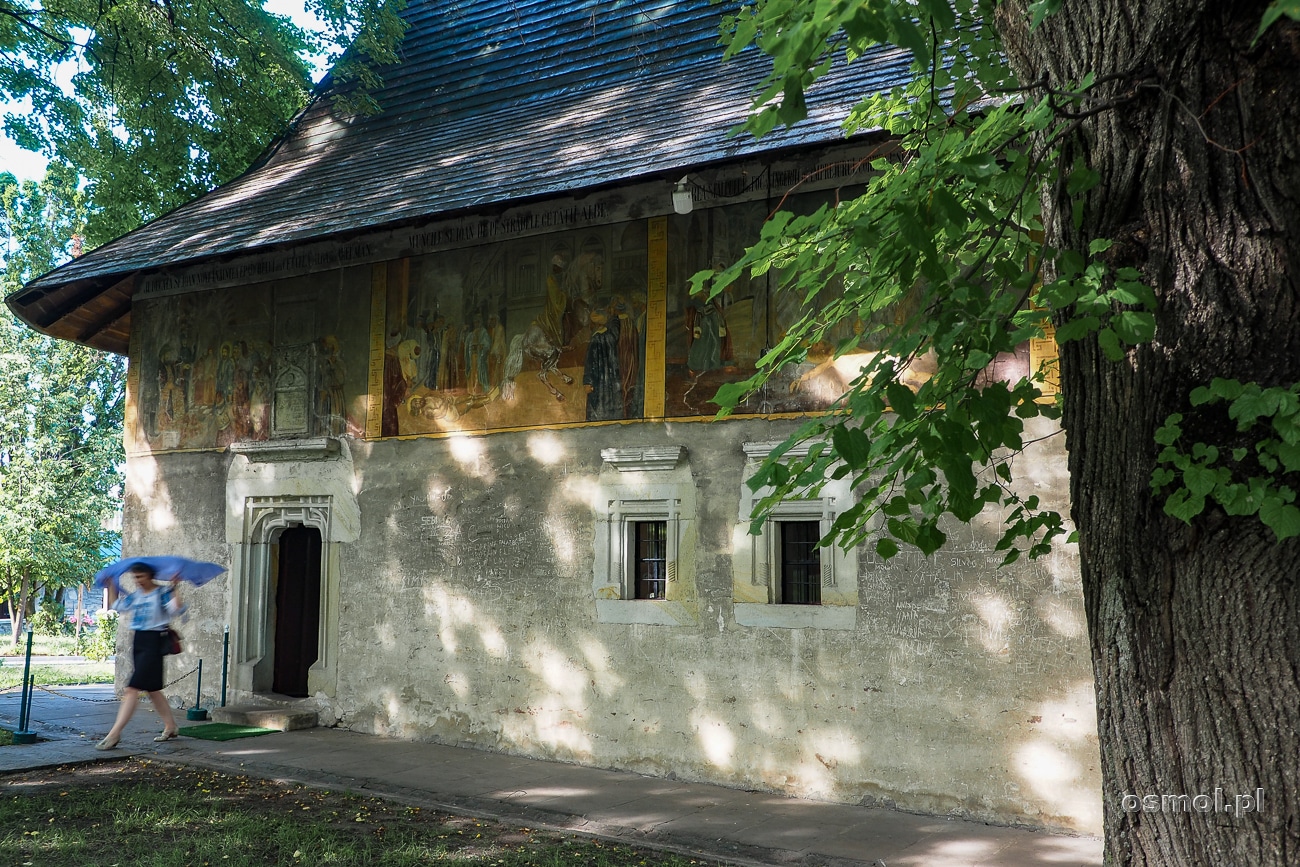 Freski zewnętrzne na budynku klasztoru Św. Jana Nowego