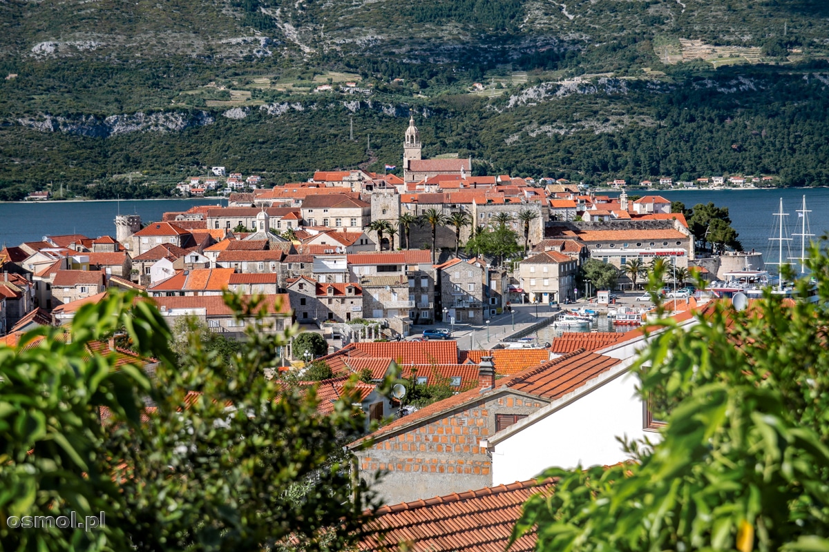 Korcula - jedno z najpopularniejszych wśród turystów chorwackich miast.