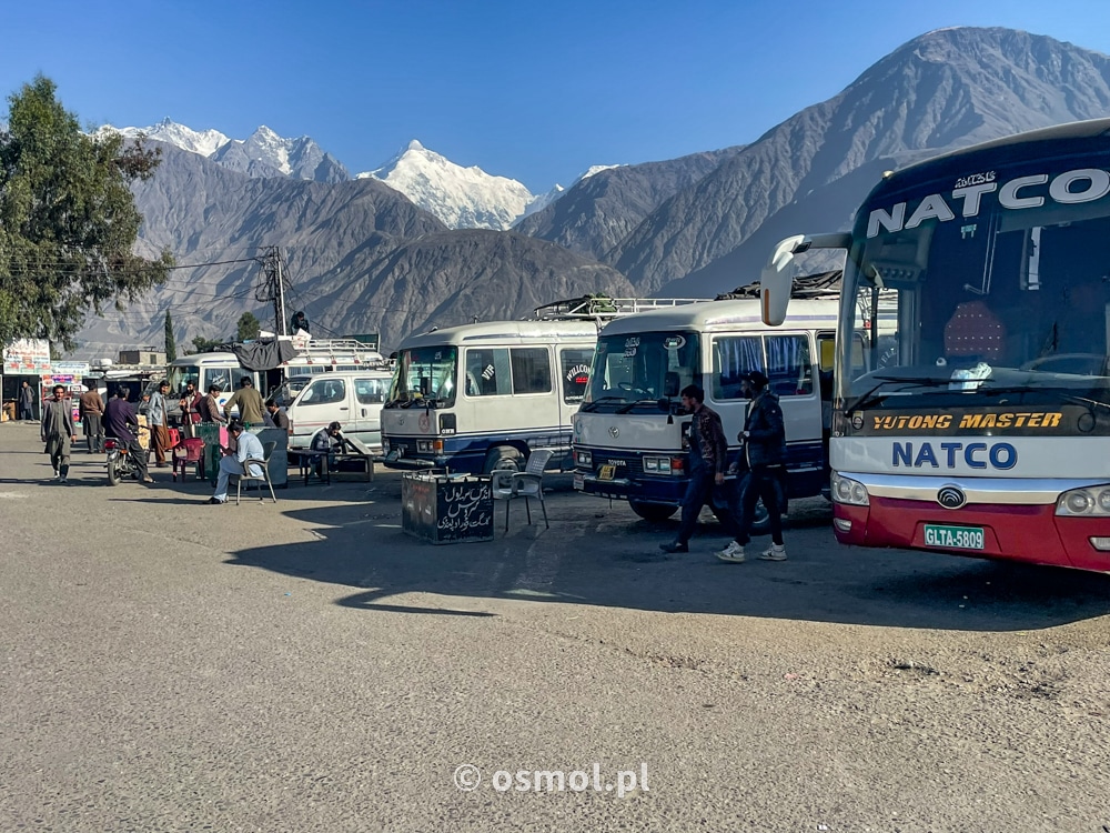 Dworzec autobusowy w Gilgit